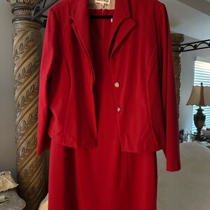 Danny & Nicole Red Women's Dress Suit